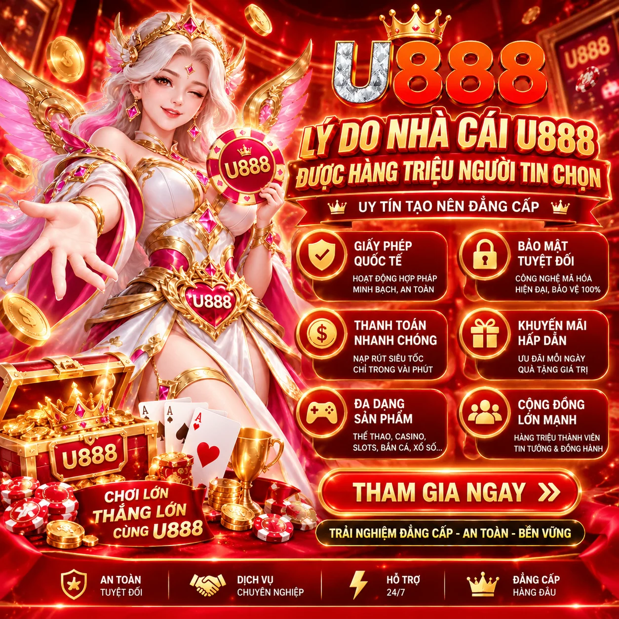 lý do vì sao nhà cái u888 uy tín